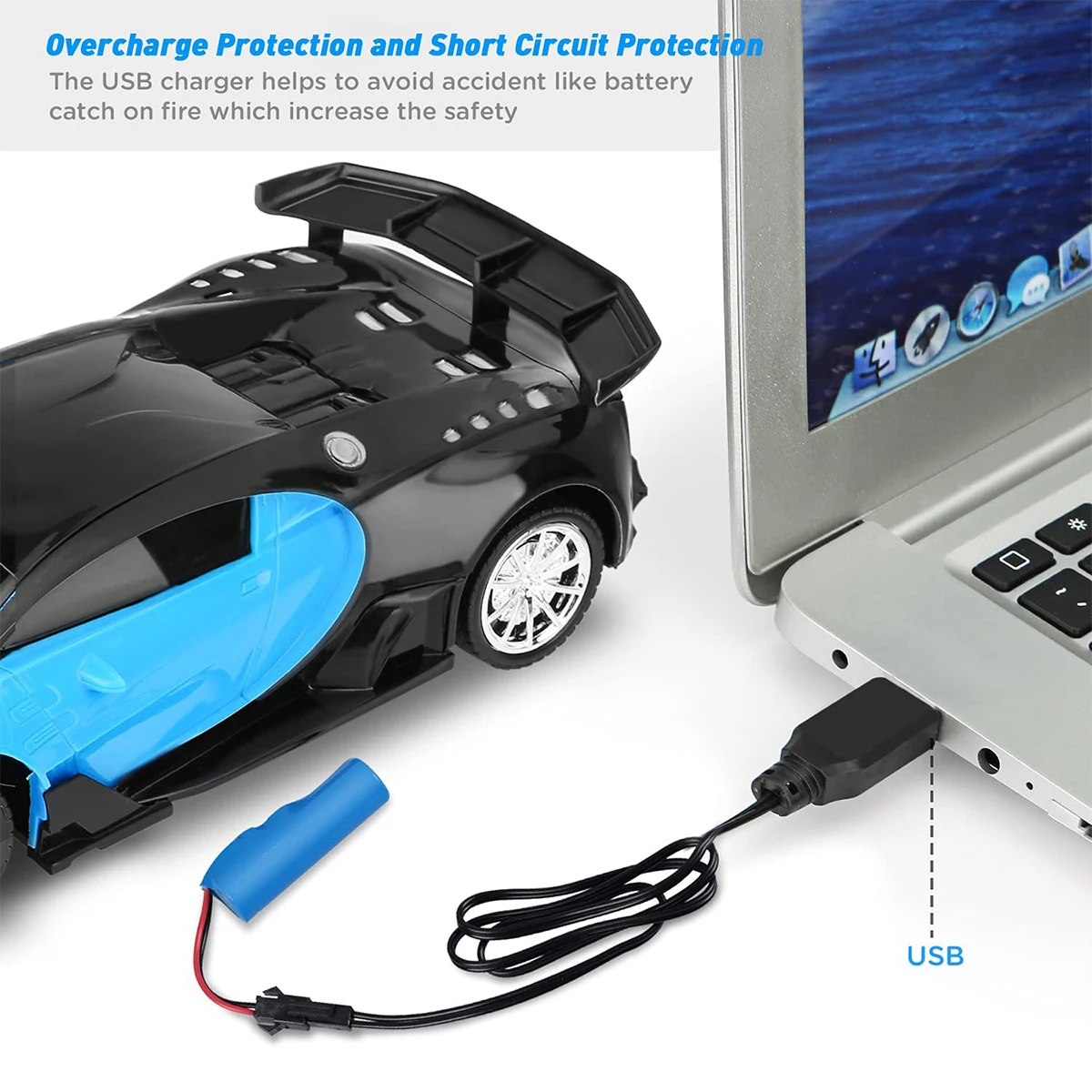 Remote Control Car For Kids 1/16 Scale Electric Remote Toy Racing With Led Lights Rechargeable