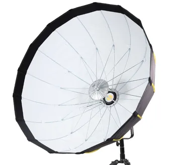 Triopo KLW- 85 CM Easy Lock Collapsible Silver Beauty Dish Diffuser Speedbox Quick Folding Softbox With Bowens Moun