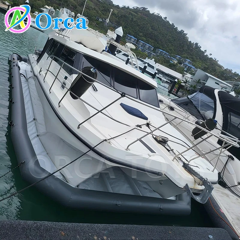 Custom Design Portable Inflatable Floating Dry Dock Berthing in Fresh/Saltwater for Ships Yachts Boats and Jet Skis