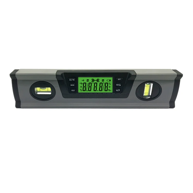 360° LCD Digital Magnetic Level & Angle Measuring Ruler