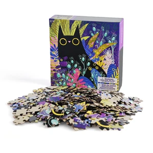 Manufacturers Produce Cartoon Patterns Mass Custom Cat Paper Puzzles for Children and Adults