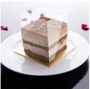 Custom print 1kg PET Picowe Acetate cake Collars Clear Cake Strips Transparent Chocolate Mousse Baking Cake rolls Decorating