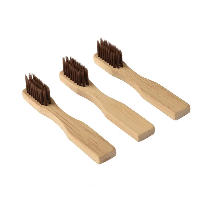 Профессиональное производство, плоская короткая ручка, Бамбуковая зубная щетка Tingsheng для путешествий