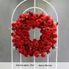 Couronne de roses Anna rouge