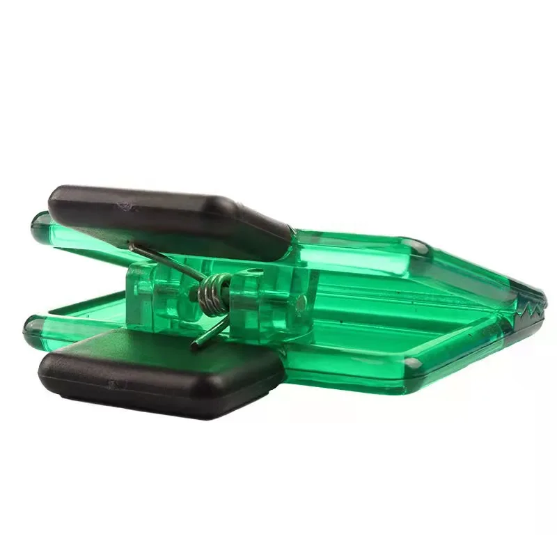 Прямоугольный магнитный зажим для холодильника, канцелярские товары с индивидуальным логотипом, прозрачный прочный пластиковый офисный магнитный зажим типа крокодил