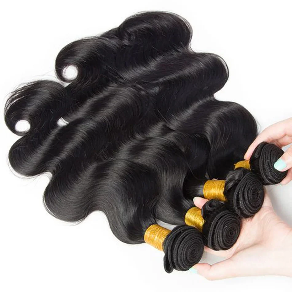 Bundle di capelli umani brasiliani con onde del corpo 100% di qualità per le donne Remy_voghion.com