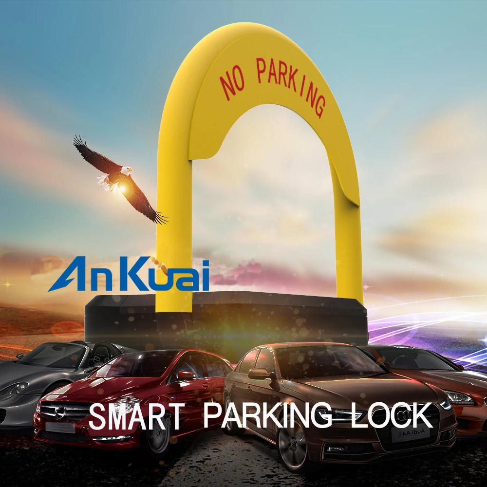 Factory Price Waterproof Automatic Remote Control Car Parking Space Lock Parking Bollard Parking Barrier