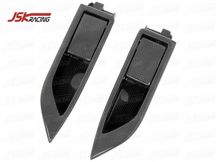 DRY CARBON FIBER DOOR OPENER HANDLE for Ferrari 458 Italia