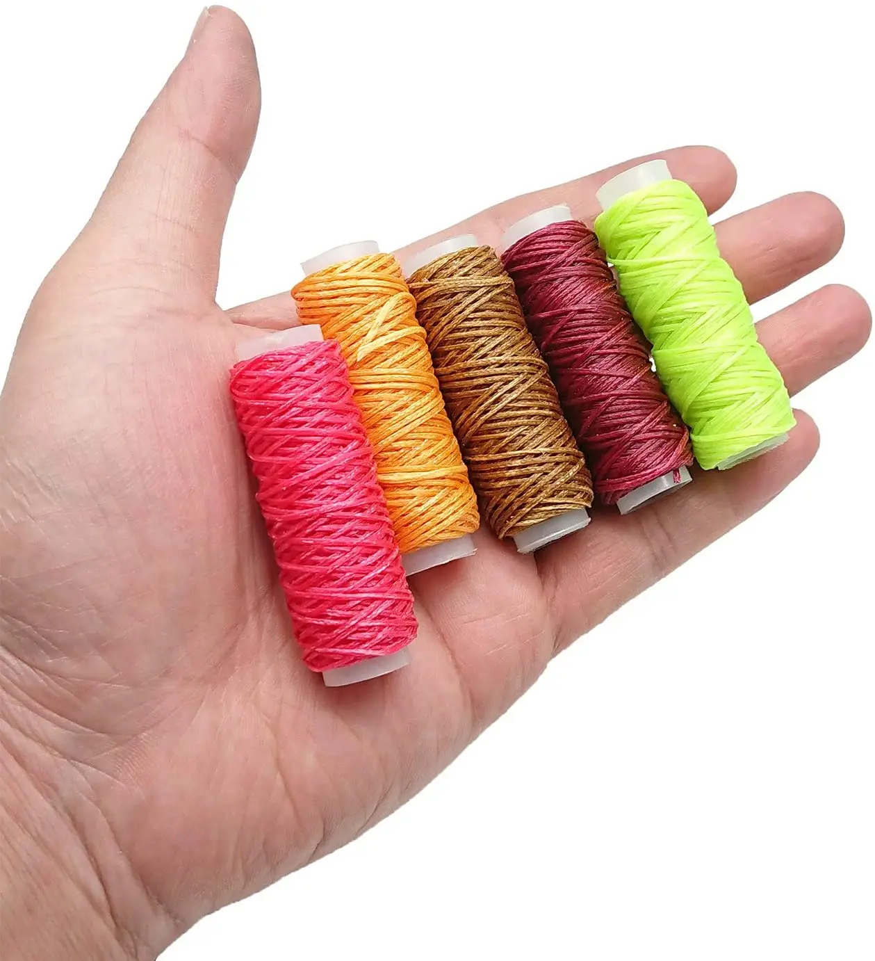 Waxed Thread 30 Colors 1mm 328 Yards Wax Cotton String Waxed Polyester Cord for Bracelets Necklace Jewelry Making Friendship Bracelet