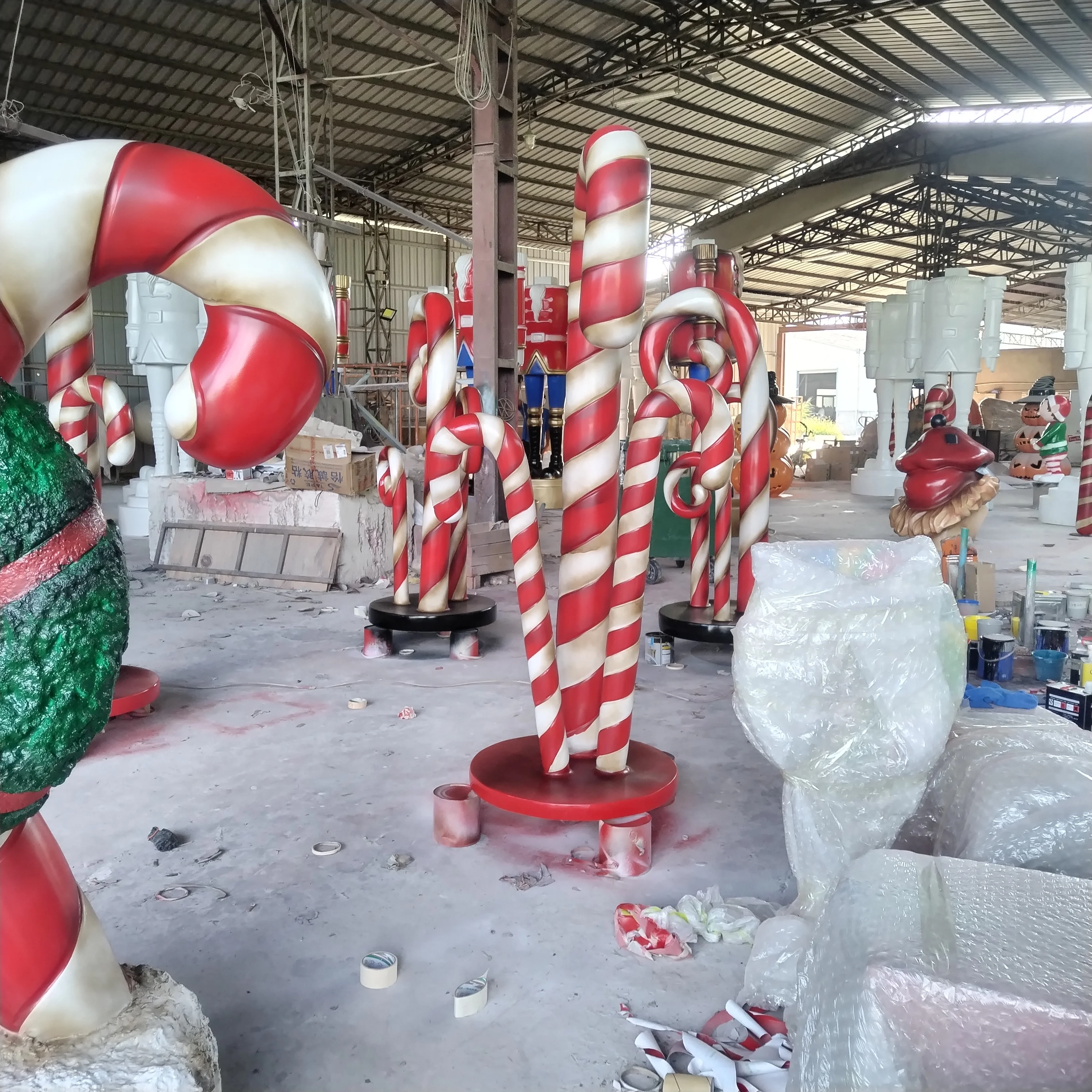 Giant Large Life Size Outdoor Commercial Christmas Fiberglass ...