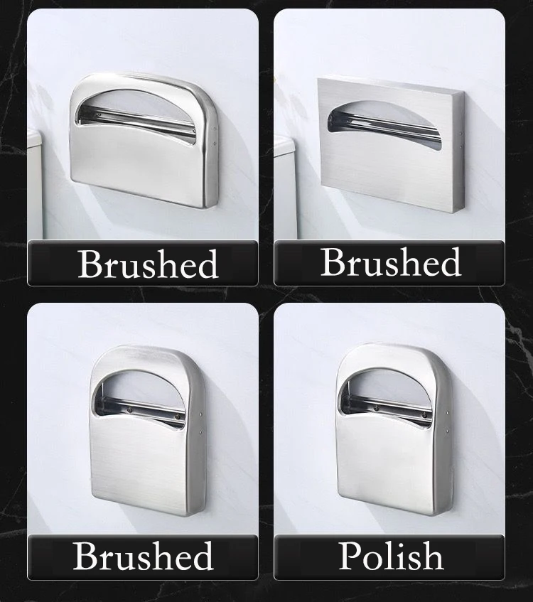 Stainless Steel Toilet Seat Cover Dispenser Wall Mount Disposable Paper