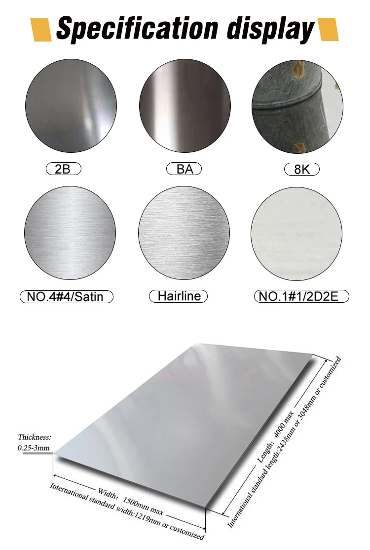 Stainless Steel Sheet Metal,304 304lstainless Steel Plate / 304stainless Steel Sheet 201 430 316