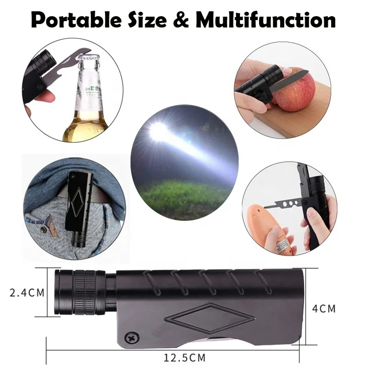 ナイフレンチドライバーマルチツールトーチキャンプハイキング緊急屋外