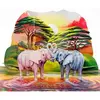 Elephant Couple 6x8in