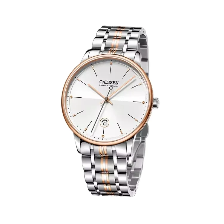 CADISEN 8166 Men Automatic Mechanical Watch Waterproof Simple Business Watch Relojes Para Hombre