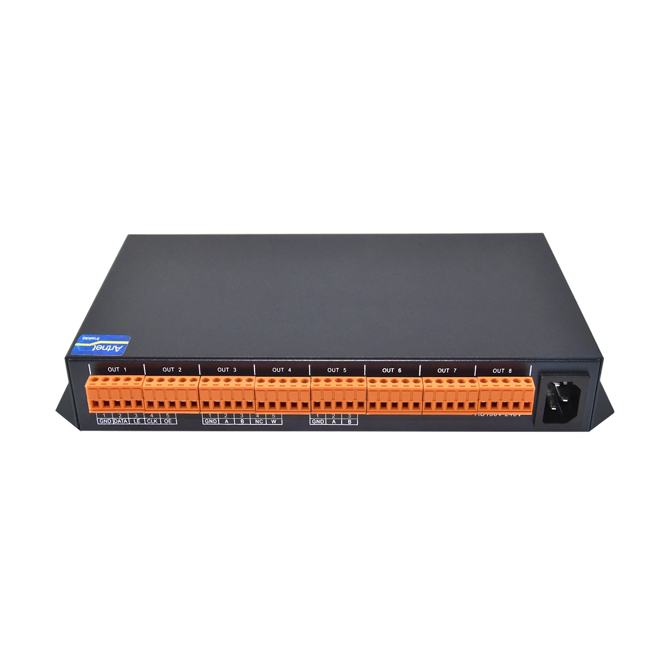 Stage Light for DMX512 UCS2904 TTL WS2812b SK6815 Ic 8 Port 8/16 Bit Artnet A28A 4096CH SPI DMX LED Controller with 64 Universe