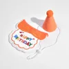 Orange bib hat