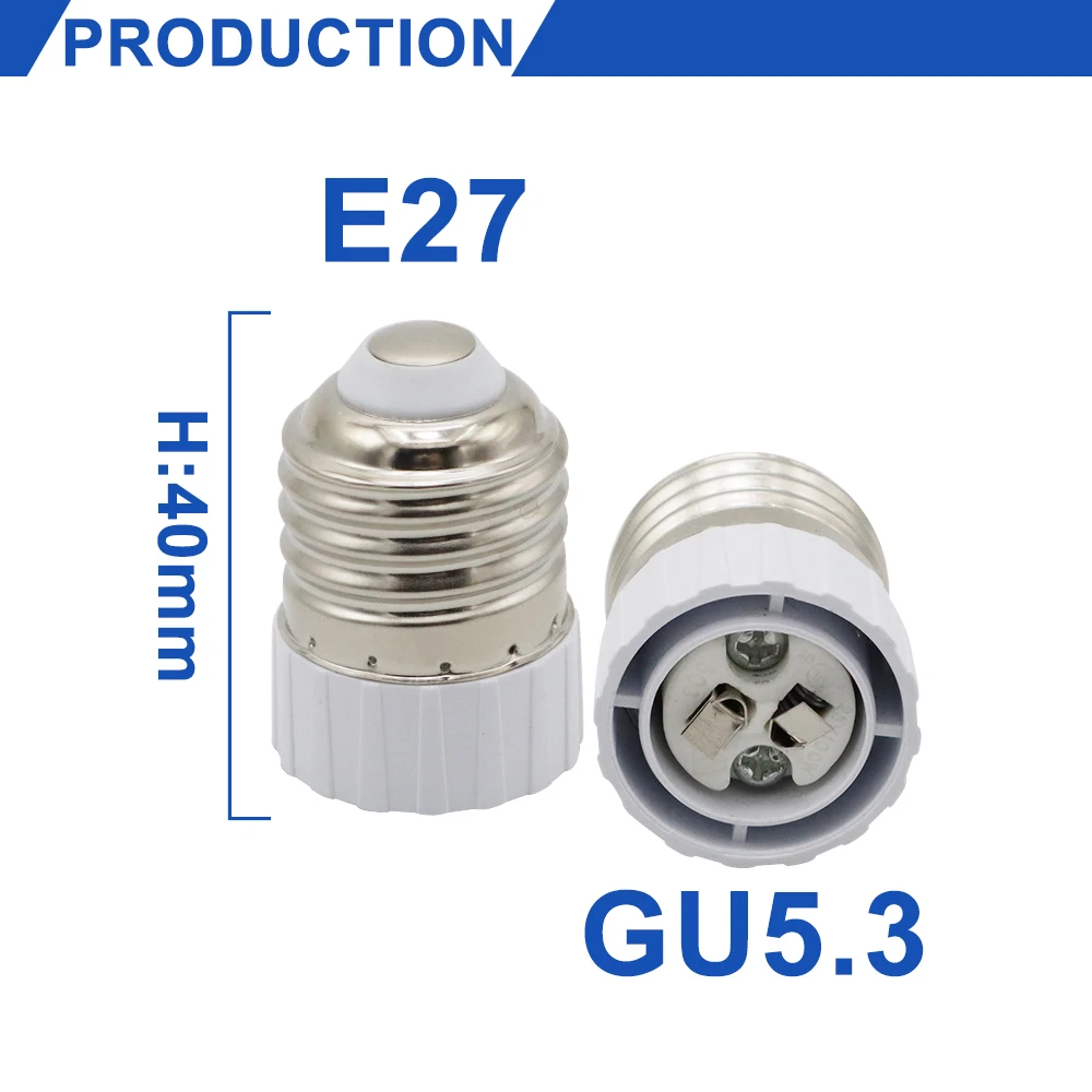 Gu5.3 Mr11 Mr16 G4 Lamp Holder Converter E27 T5 T8 2g11 Lamp Base E40