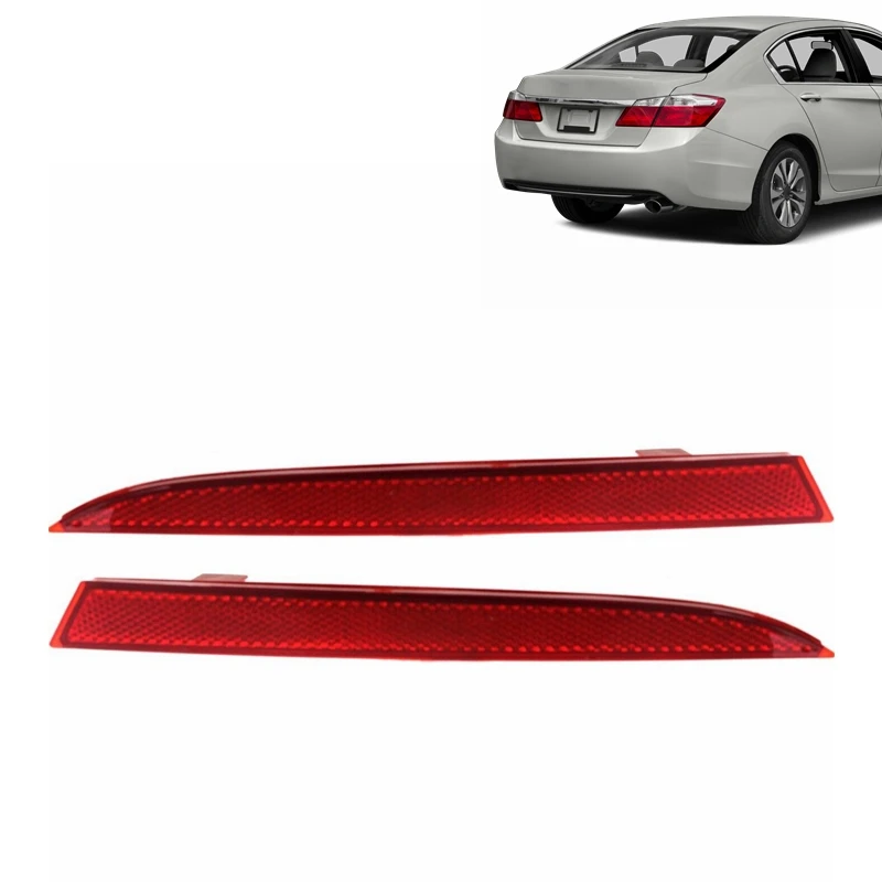 car spare parts accessories rear left right bumper red reflector for Honda accord 2013 2014 2015