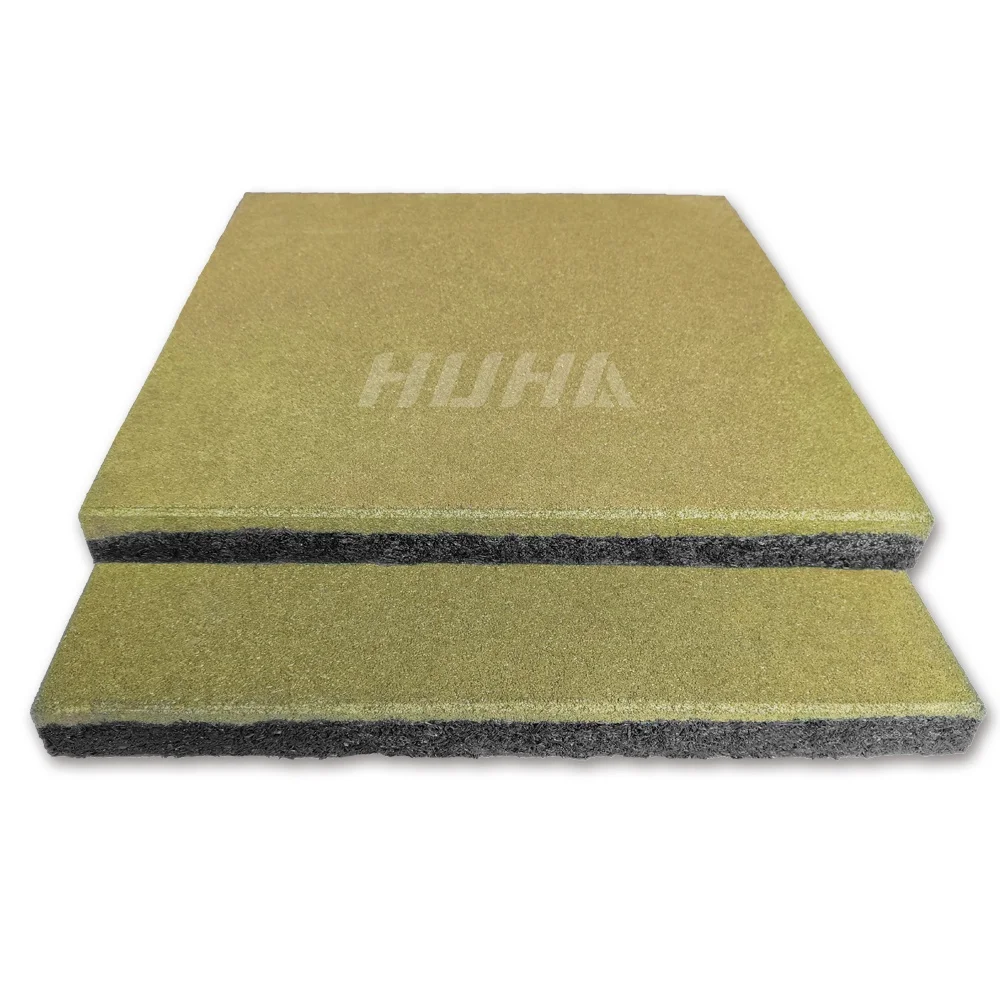 Guangdong Factory Safety Bulletproof Ballistic Rubber Tiles for Shooting Ranges Floor Wall Rubber Mats