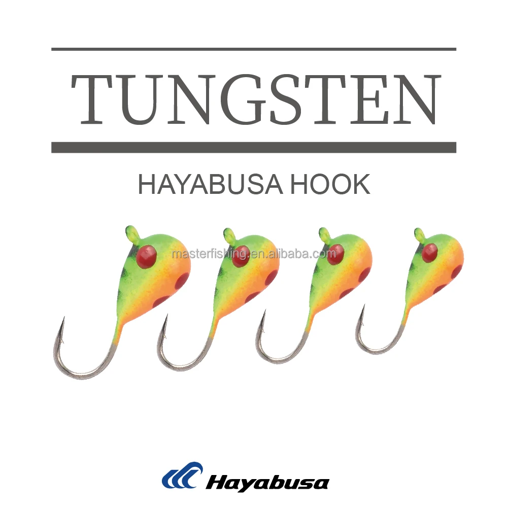 Factory Wholesale Tungsten Ice Fishing Jigs 97 Purity Tungsten Alloy