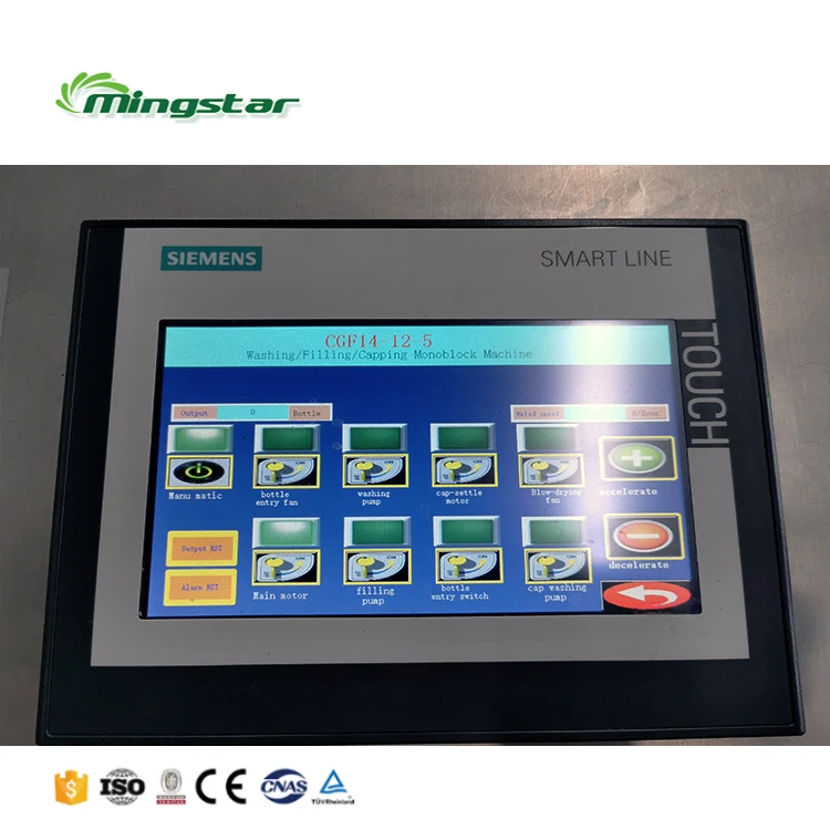 Автоматическая бутылка минеральной воды разливная закупоривания бутылок линия моноблок 3 в 1 оборудование для