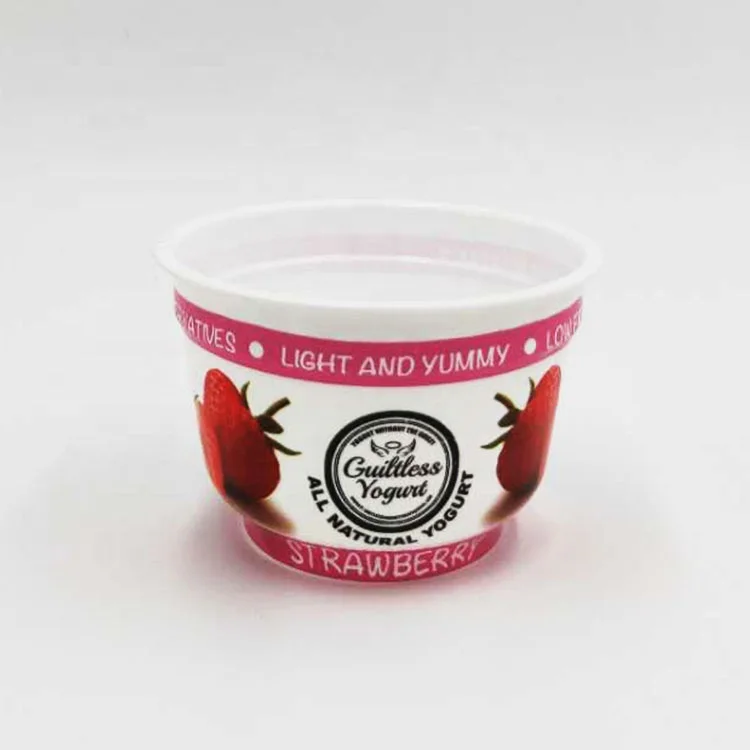 200ml 7oz disposable yogurt cups yogurt container with aluminum foil lids