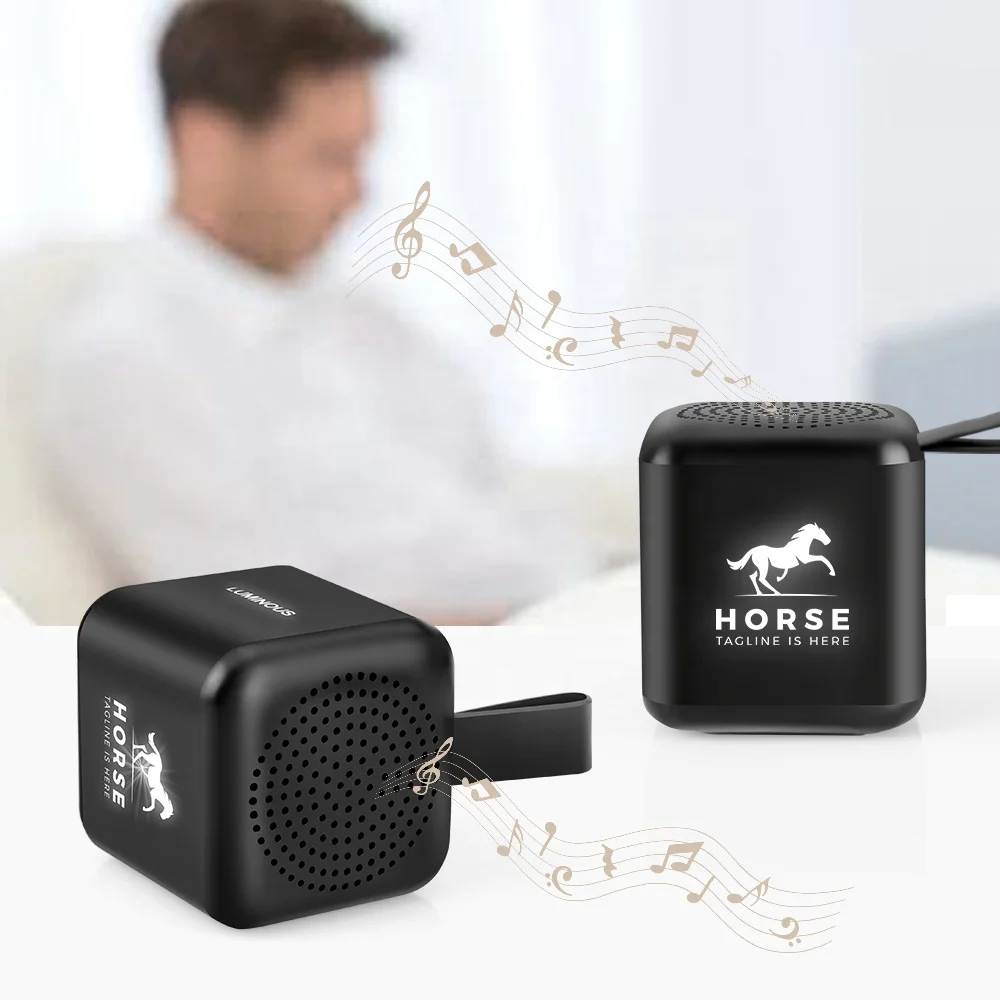 Type C Port M23P Portable Speaker Wireless With Led Light up Logo