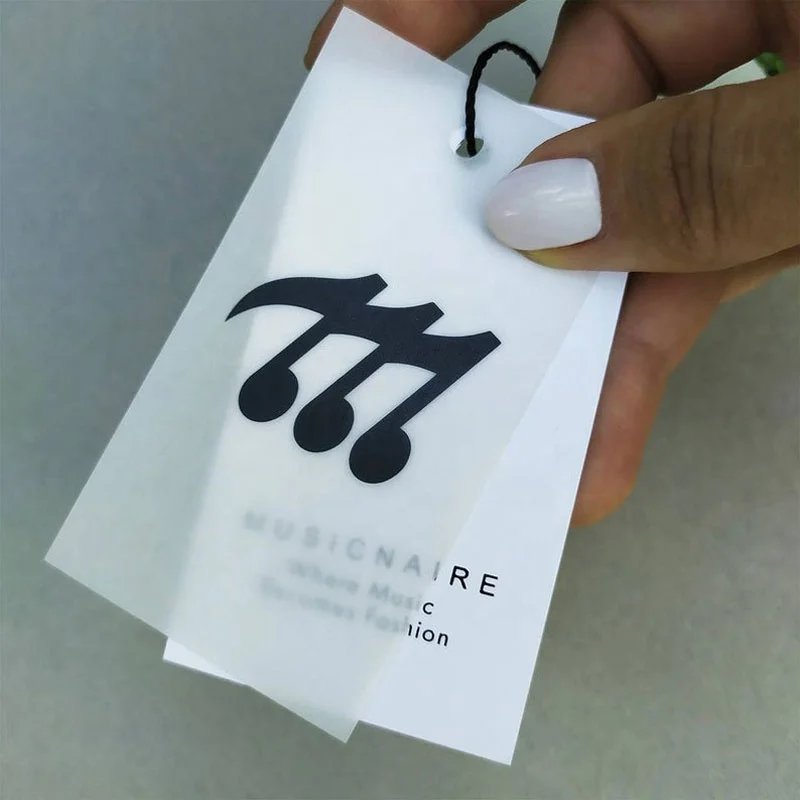 Высококачественные ярлыки для одежды с принтом