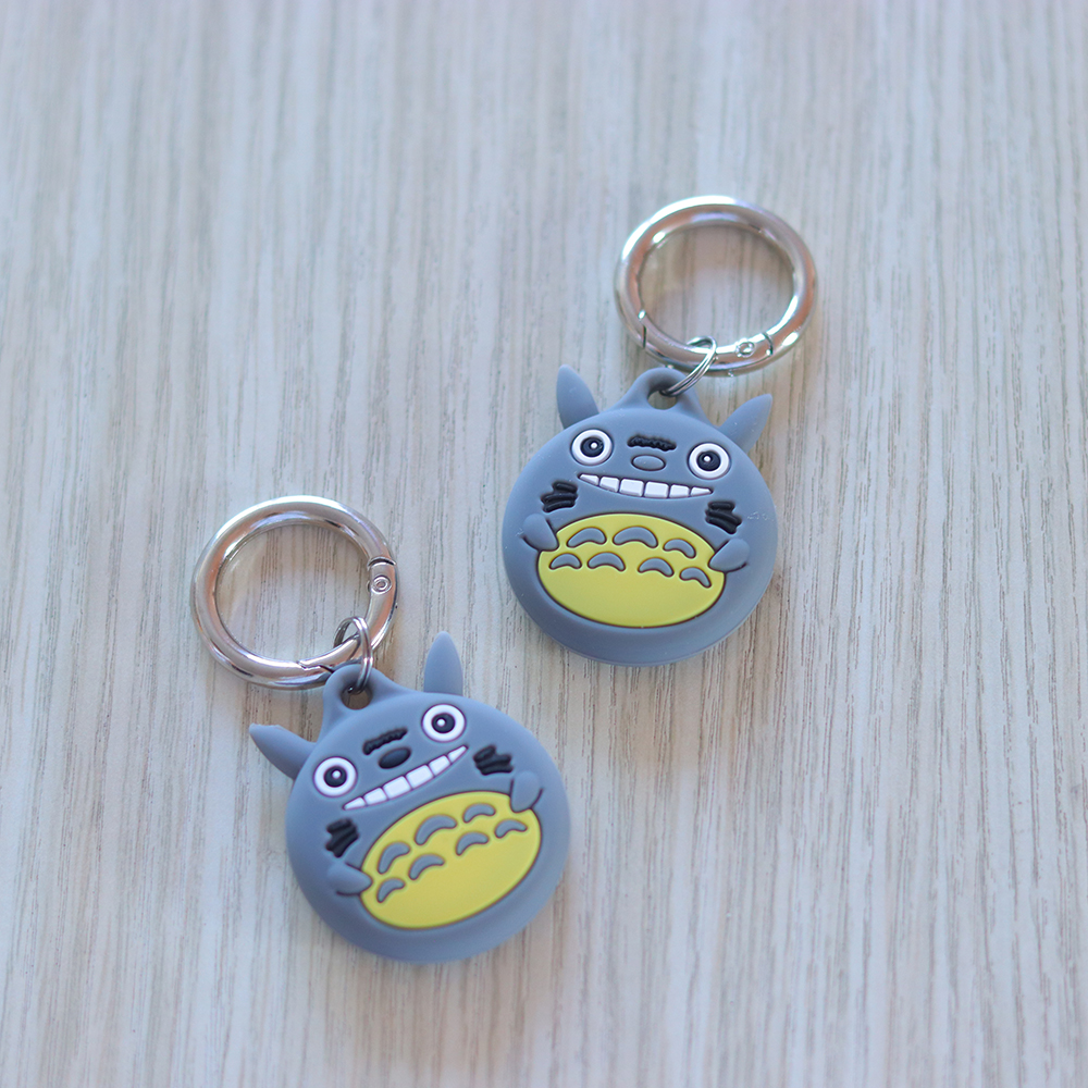 Мягкий силикон для Apple Air Tag мультяшный милый аниме Тоторо защита от потери с Holeder 3D модный дизайн оптом под заказ