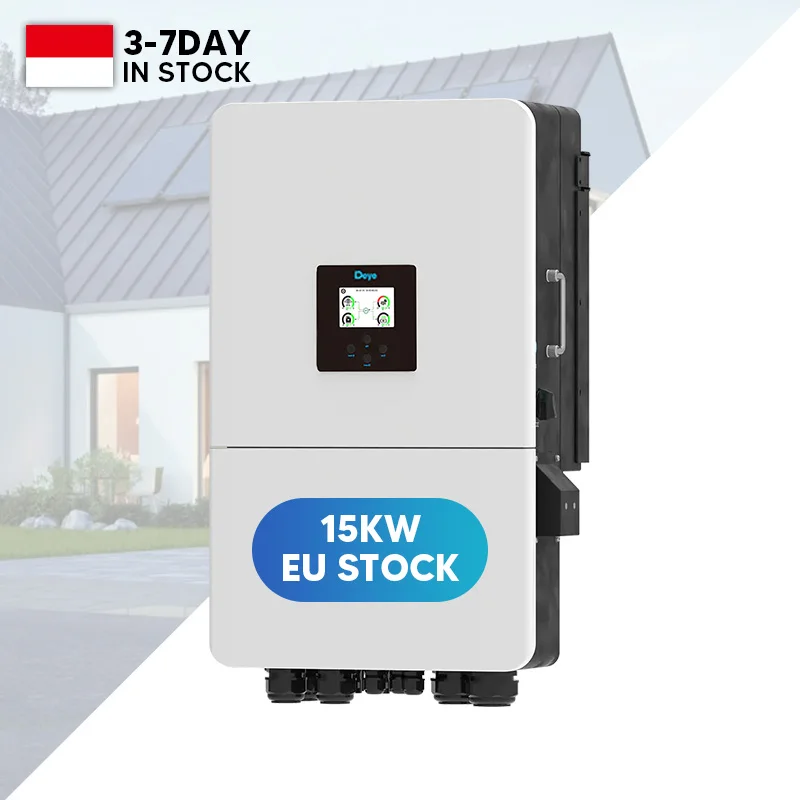 Deye on-verkkohybridin 3-vaiheinen invertteri 15 kVA 15 kW 16 kW 20 kW 20 kW off-grid invertteri kolmivaiheinen 10 vuoden takuulla