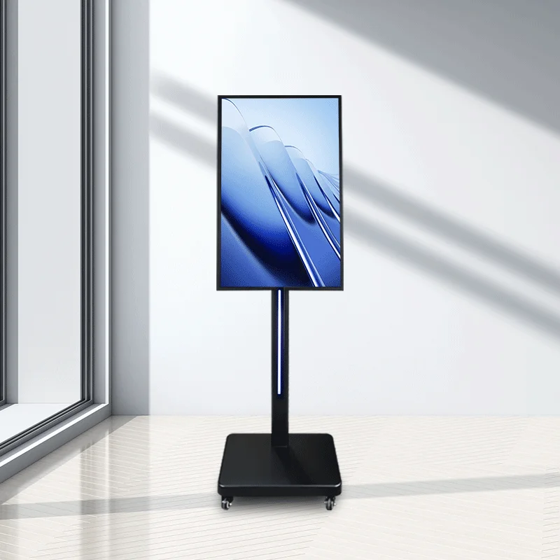 COSUN 360 Rotating Screen Portable Touch Screen Tv 32 Inch LCD Touch Screen Display Tv with Stand