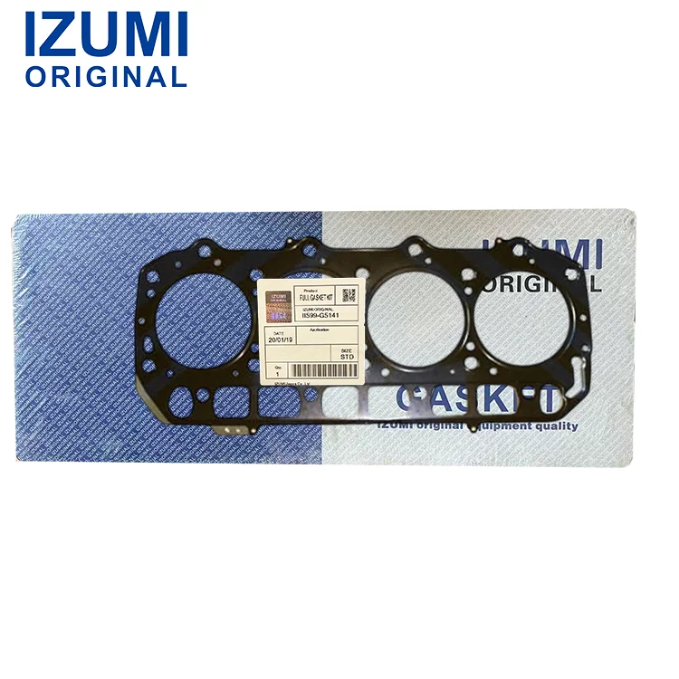 Kit Gasket Kepala IZUMI ORIGINAL 4TNV94 (Baja) 129906-01350, Suku Cadang Mesin Diesel untuk Yanmar