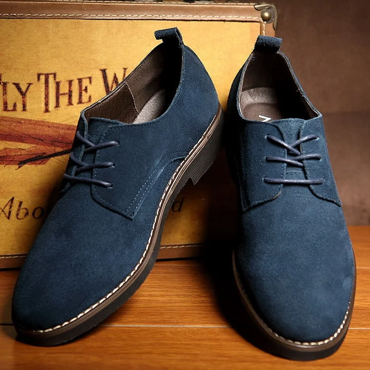 Wholesale Customized Casual Lace-up Oxford Shoes For Men Genuine