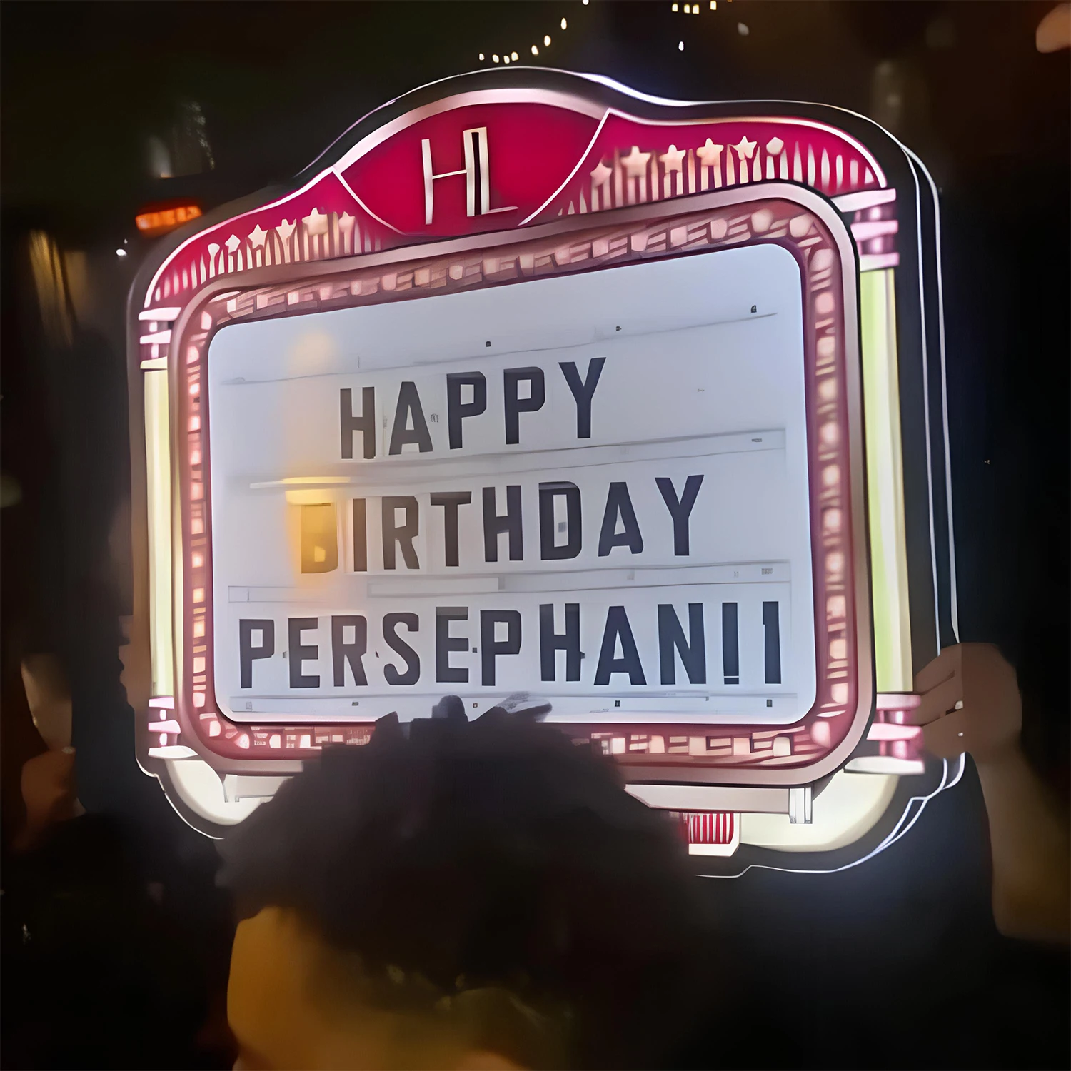 Wholesale Custom Vip Board Letter Custom VIP Bottle Presenter Service Sign LED Marquee Sign