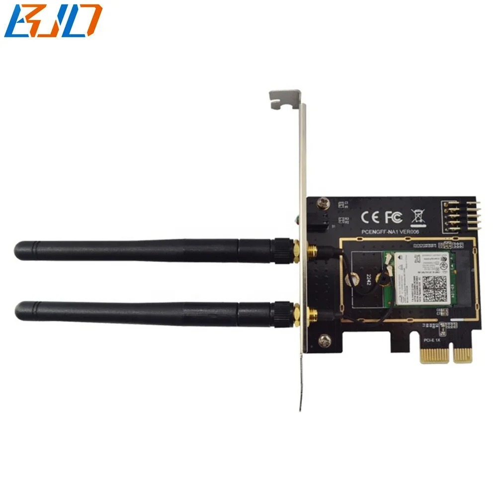 Adattatore WLAN M.2 NGFF A PCI-E 1X Per Desktop | Convertitore Per Schede WiFi 8260, 7265, 1535 | Supporta PCIe E USB BT