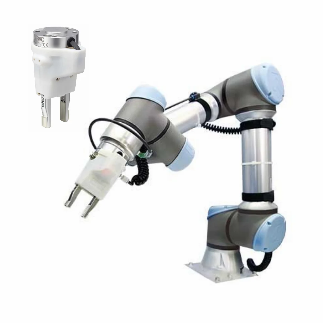 SMC Air Robotic Gripper for Collaborative Robot UR10 UR10e Cobot Robot As Quality Inspection Assembly Machine Tending