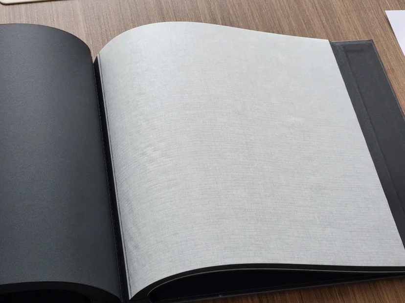 Factory Custom Acid Free Black/White Hard Paper Traditional Photo Album Dry Mount Album with Glassine Paper in Between Pages