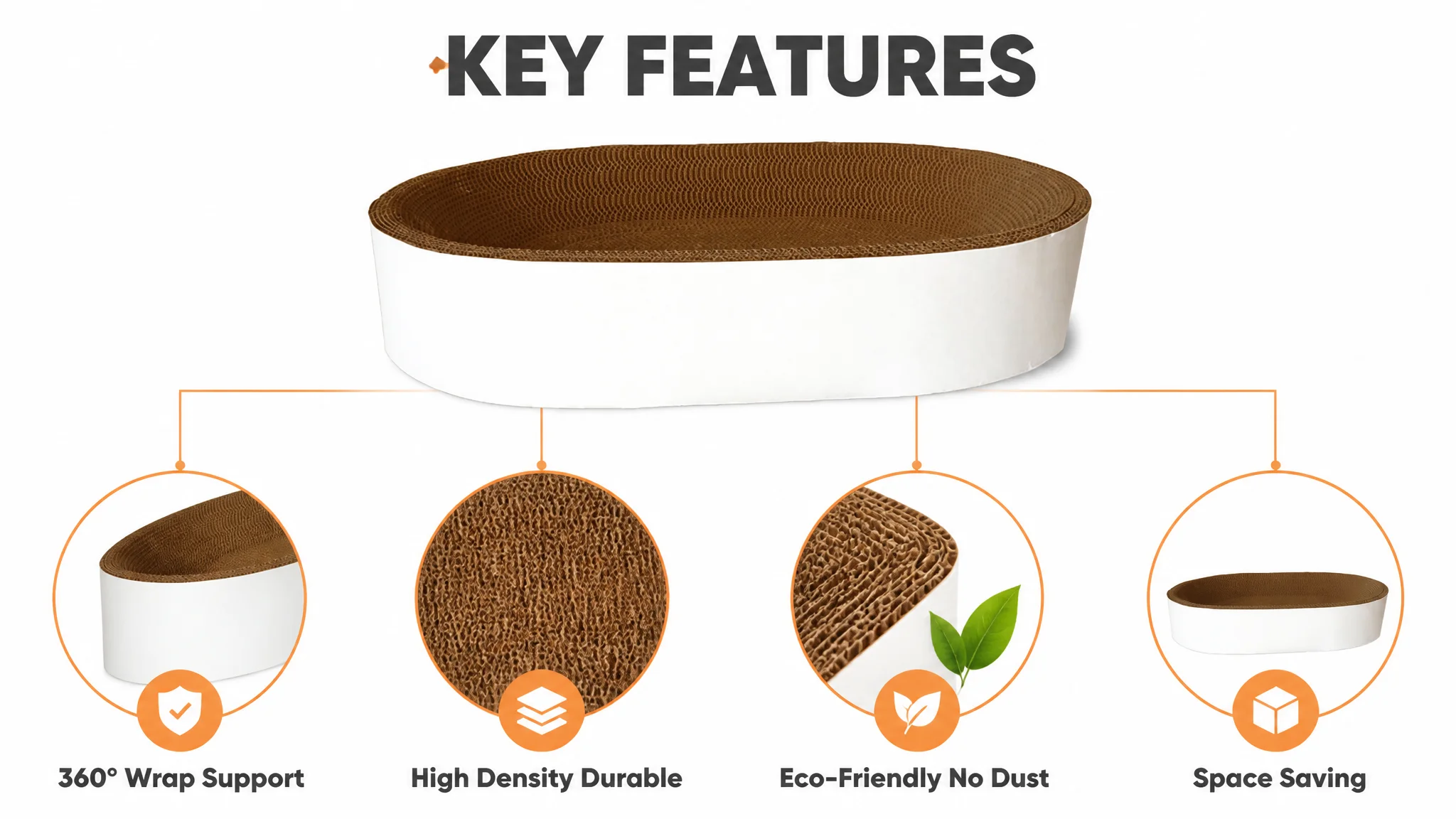 Paper Cat Scratching Post Toy Durable — Product details 4
