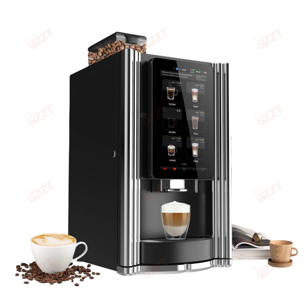 エスプレッソマシーン/コーヒーグラインダー Self-Cleaning Fully Automatic Espresso Coffee Machine with Touch