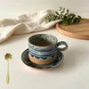 Tasse et soucoupe de rangement pour cigarettes [avec cuillère]]