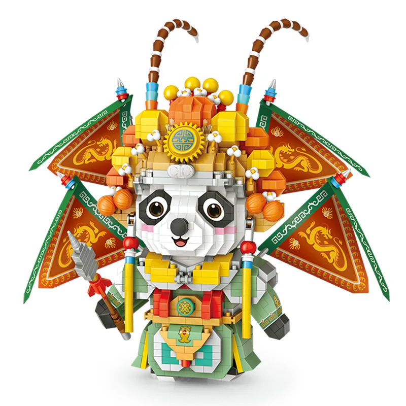 LOZ Actor Tiny Granule Building Block Sets Chinese Opera Peking Patchwork Model Toy