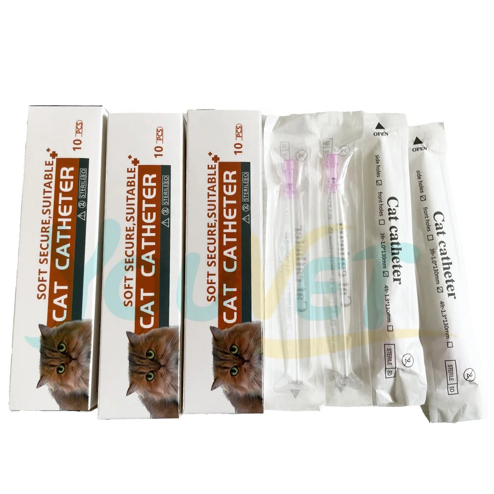 Tomcat Urinary Catheter with Guidewire for Male Cats Only Feline