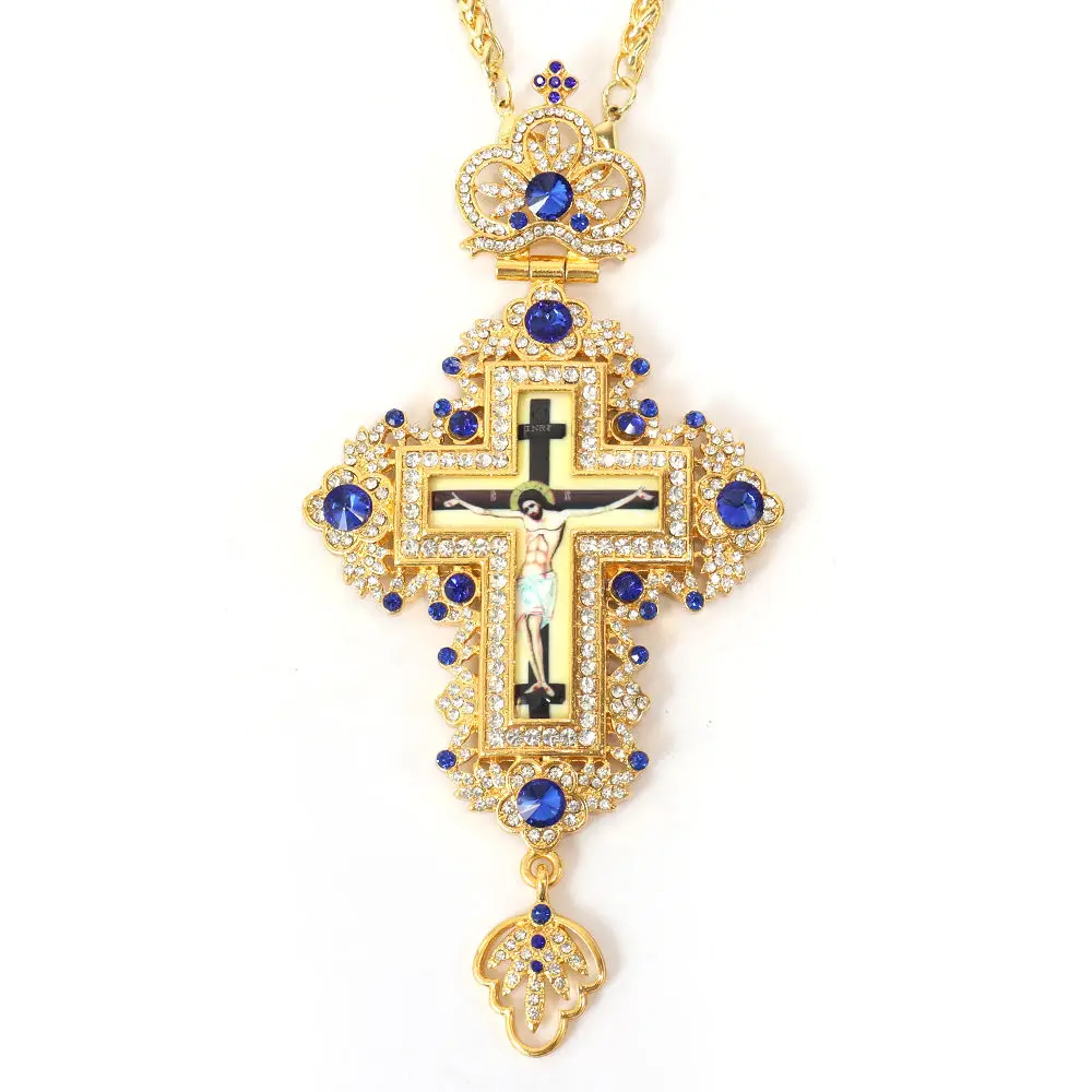 TEAMER Broche En Forme De Croix Russe Orthodoxe Pour Glise Orientale 625900