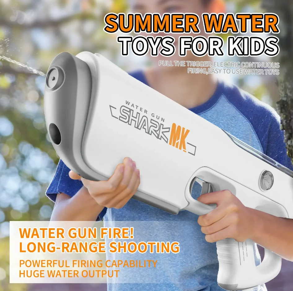 Rechargeable Electric Water Gun - Fun Summer Toy for Kids