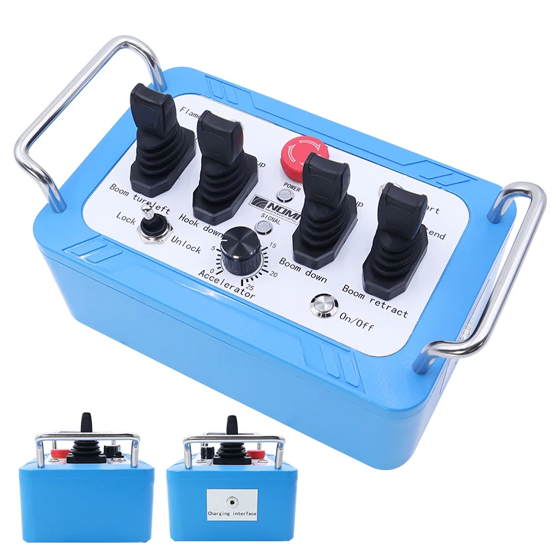 Factory Direct Sale 4 Hall Motor Hydraulic Joystick Mechanical Valve Rotary Drilling Rig Radio Remote Control Kits