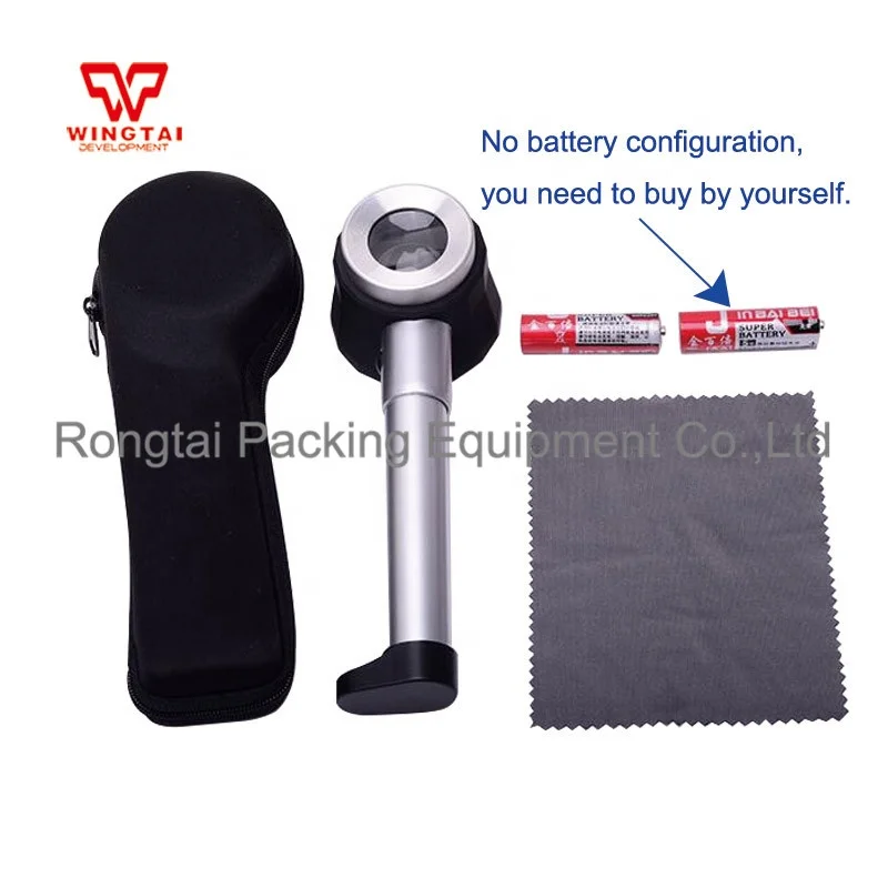 8-10X светодиодное увеличительное стекло для драгоценностей нефрит