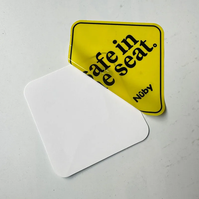 No Glue Removable Custom Transparent Electrostatic Safe in the Seat Car Window Static Cling Window Sticker