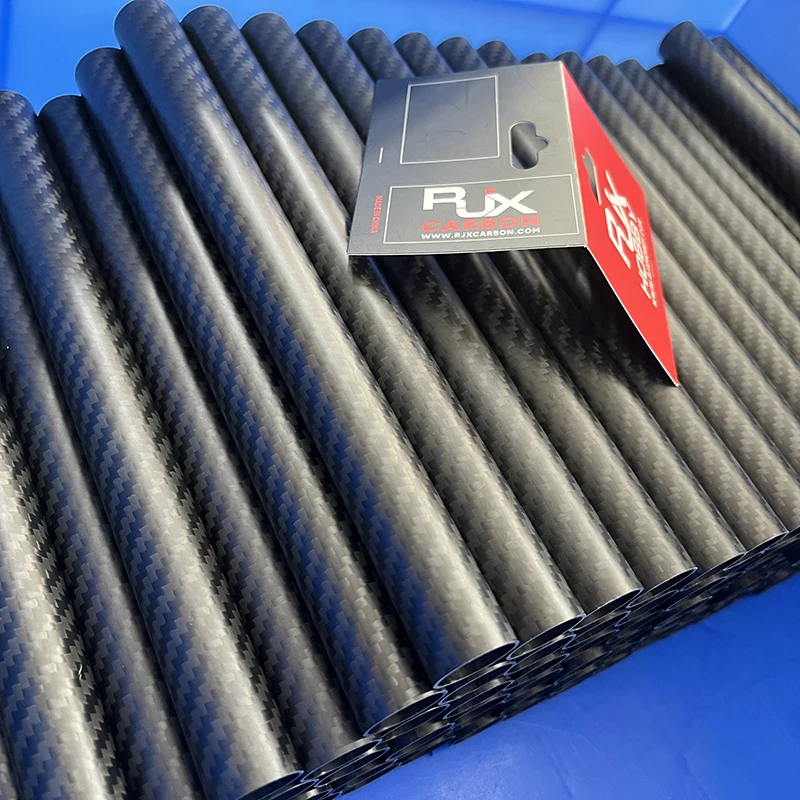 rjxhobby 30mm 40mm 50mm 3k pure carbon fiber tube drone arm