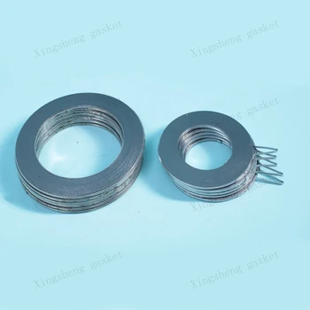 Customized Professional Gasket Spiral Wound Graphite Flange Pipeline gasket Basic type graphite wound gasket